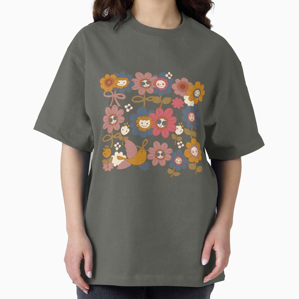 flower friends union in vintage colors by RoseAndSonata