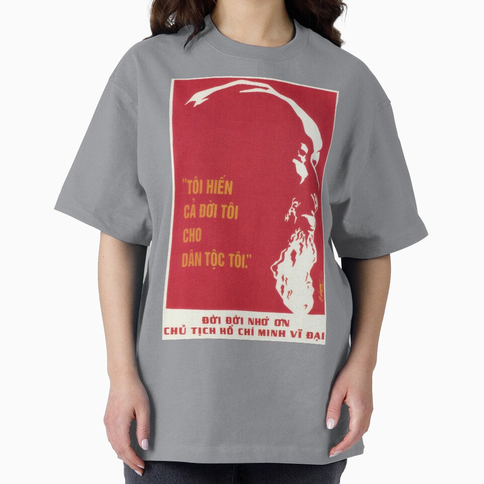 "I Give My Whole Life To My People" Old Vietnam Ho Chi Minh by retroposters