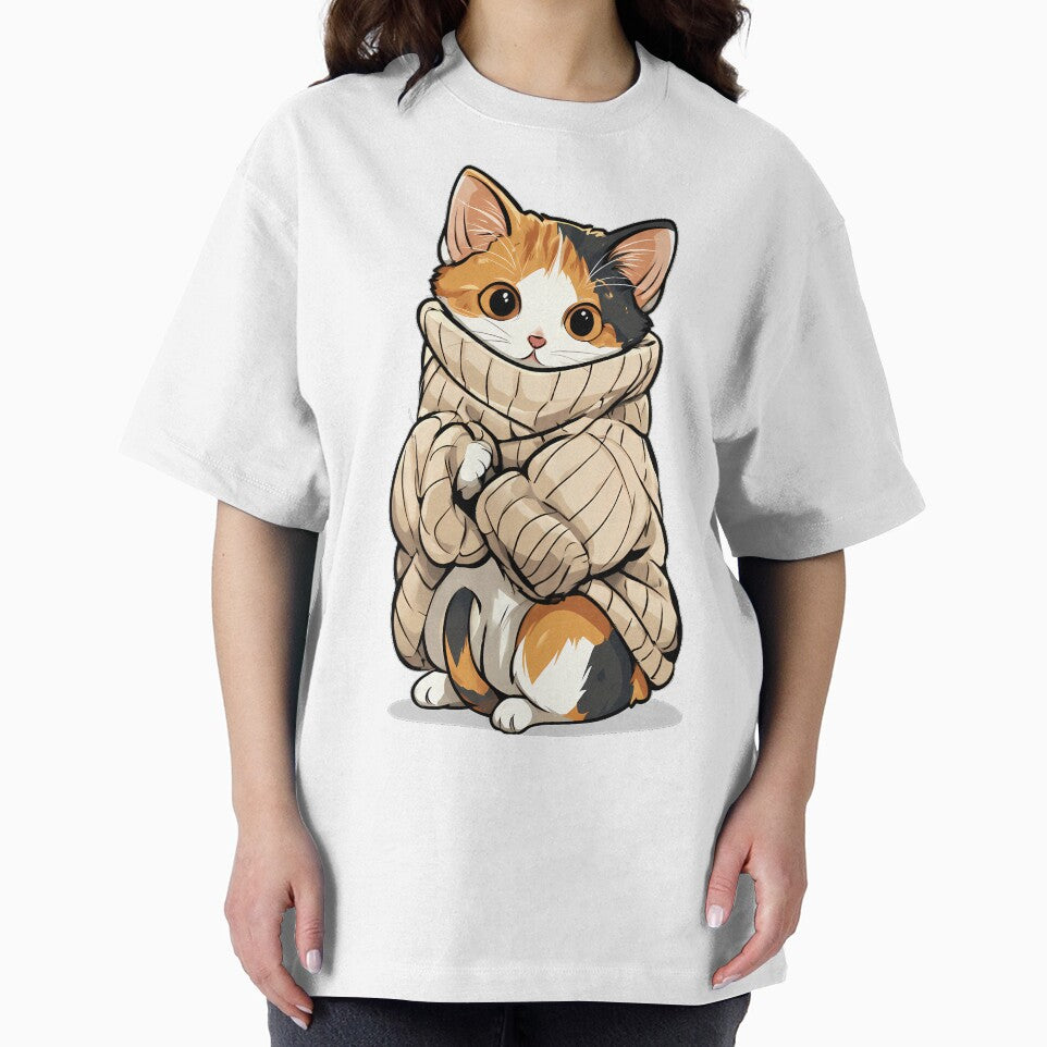 Calico Cat Cozy Sweater by pumsquare