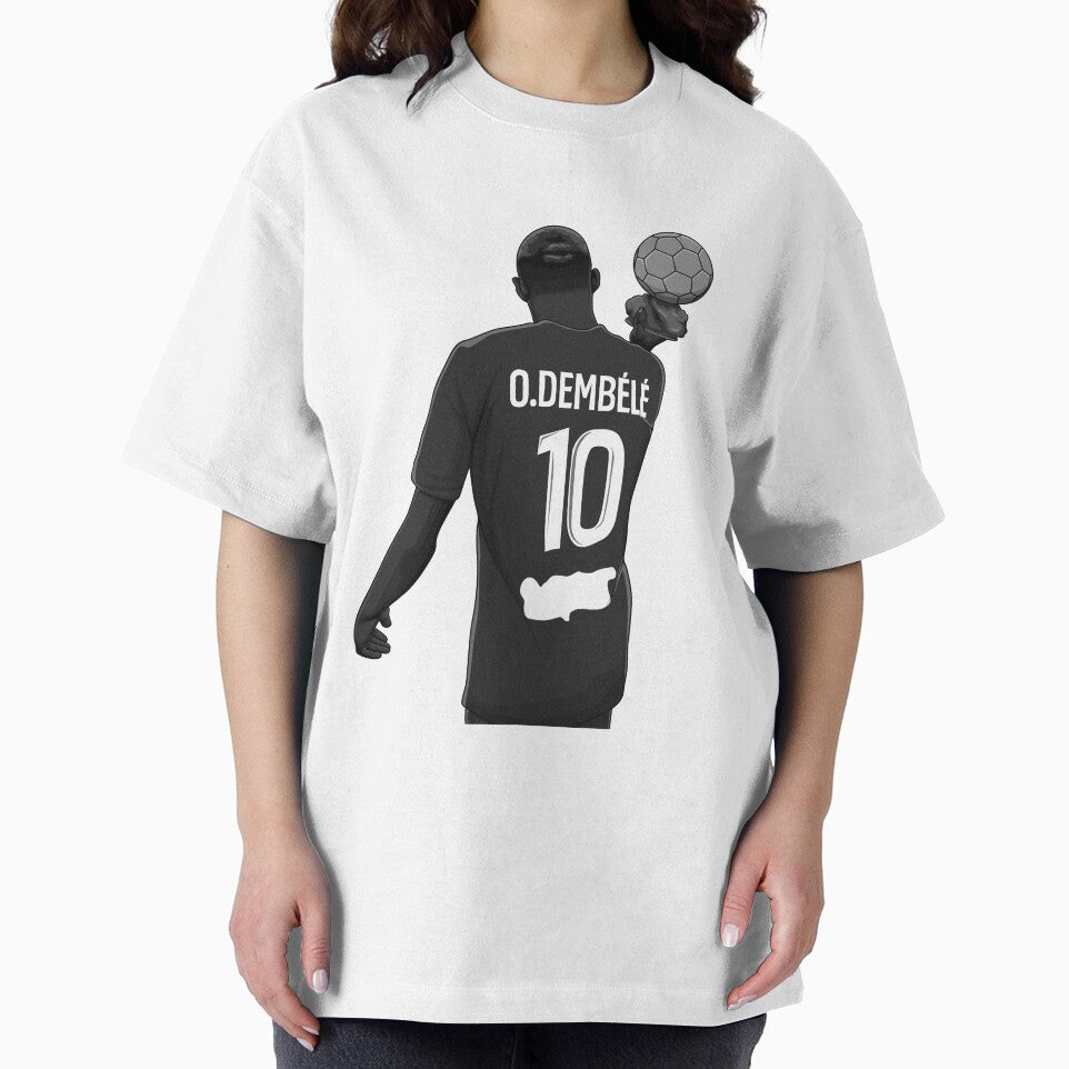 Ousmane Dembélé Black and White Version by Aldduardo