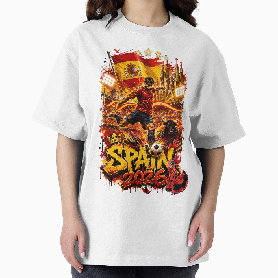 Spain World Cup 2026 Spain Soccer Merch | Football Fan Gear |ArgentinaSports Apparel Tee|  Spain independence Day |Soccer worldcup ChampionshipSoccer World ver 1 by CosmicNook1