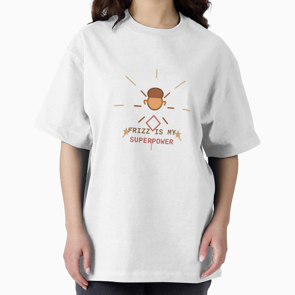 Frizz is My Superpower | Retro Haircare Tee by Mr_Explore