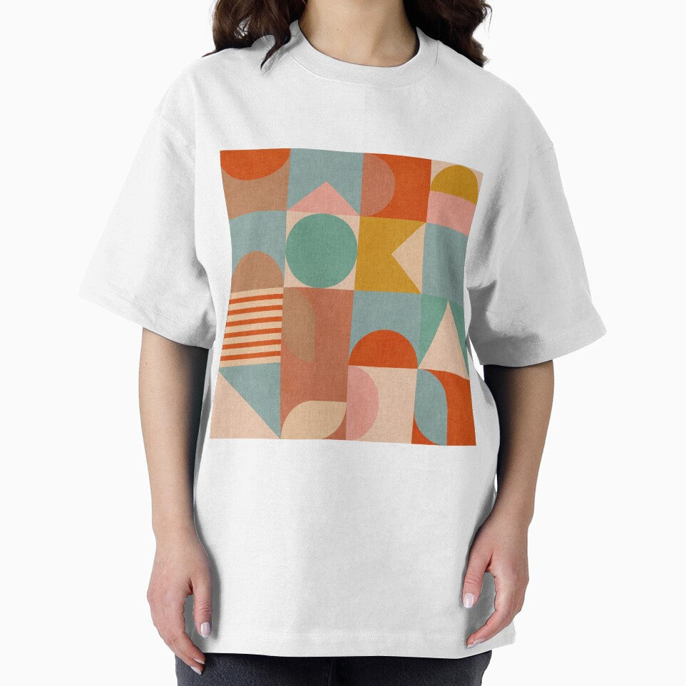 Bauhaus Geometry Checkered Pastel by Ana-Rut-Bre