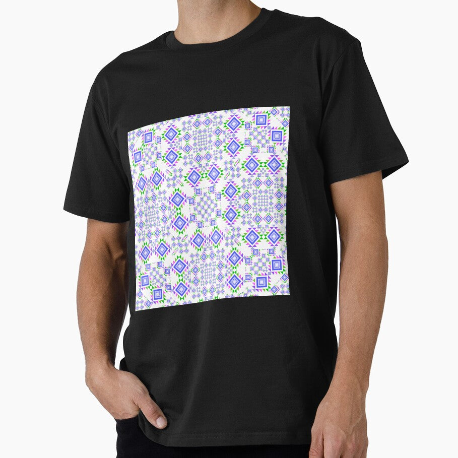 The violet modern square in seamless pattern by MyMemoriesArts