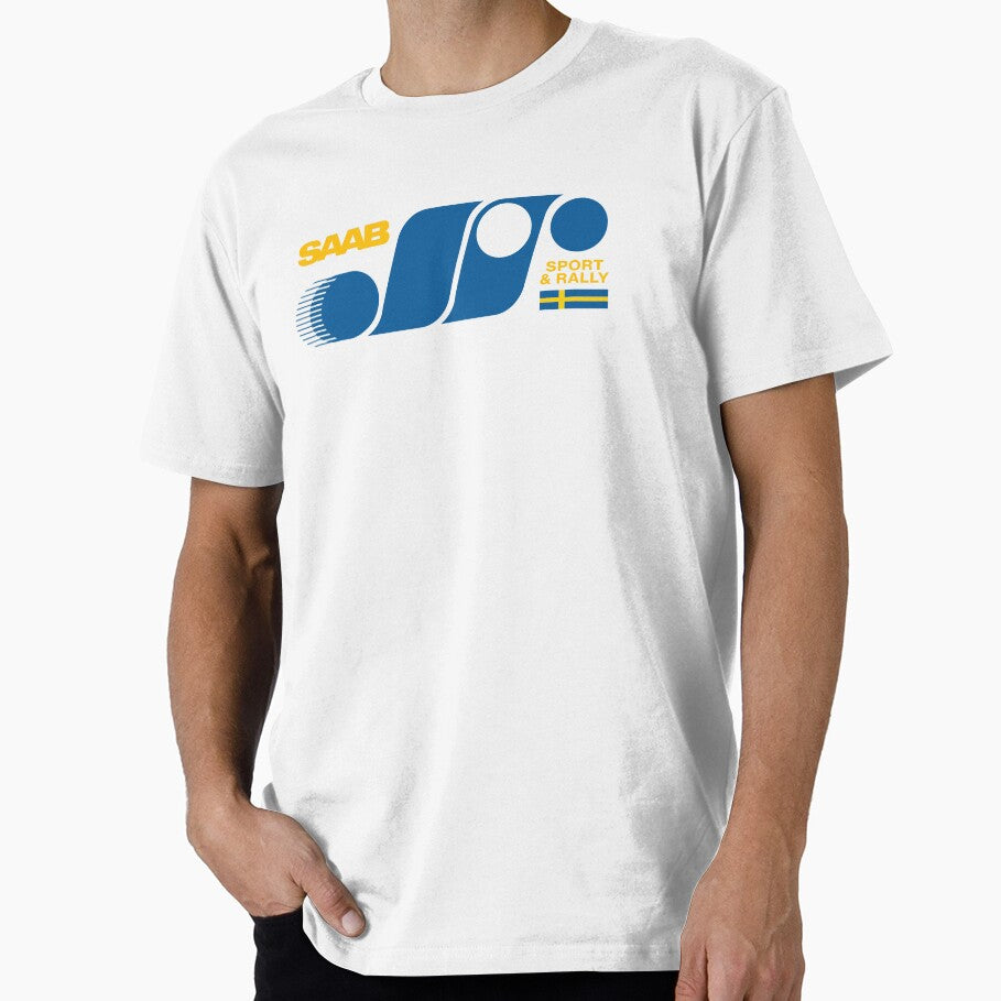 SAAB Sport & Rally Retro Logo by blackdogshop
