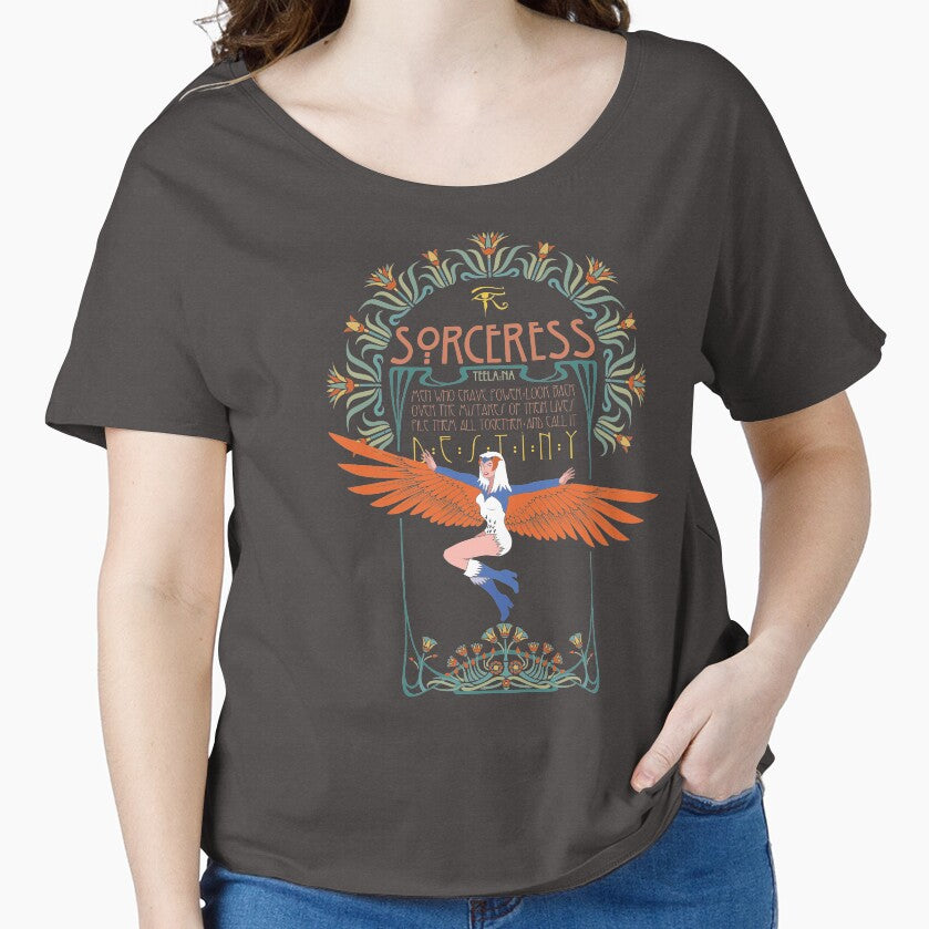 The Sorceress Teela-Na in Art Nouveau by niranen's bower