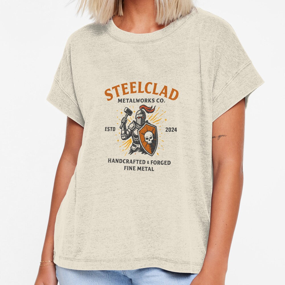Steelclad Metalworks Co. T-Shirt by Matinez Pink