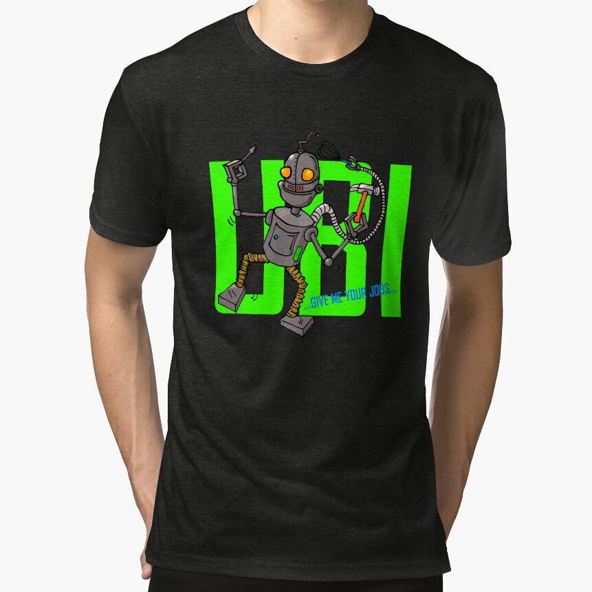 UBI Robot coming for your jobs by BoxDesigns