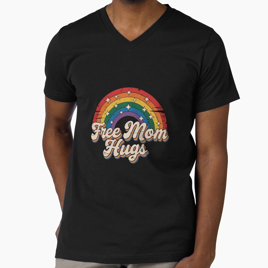Free Mom Hugs Lgbt Pride Month by SlogariArt