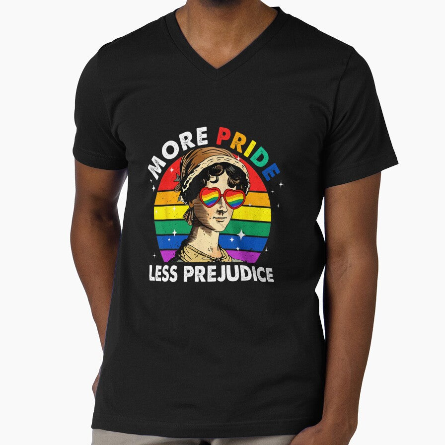 More Pride Less Prejudice Rainbow LGBT Pride Gay Lesbian by lidanmasi
