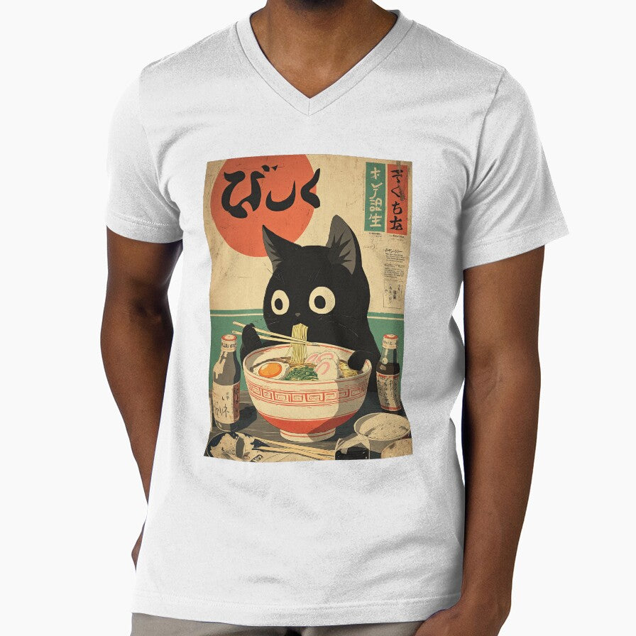 Kawaii Kuro Neko Ramen Run by Retro Type