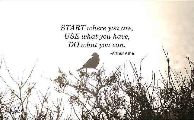 Start Where Your Are Print