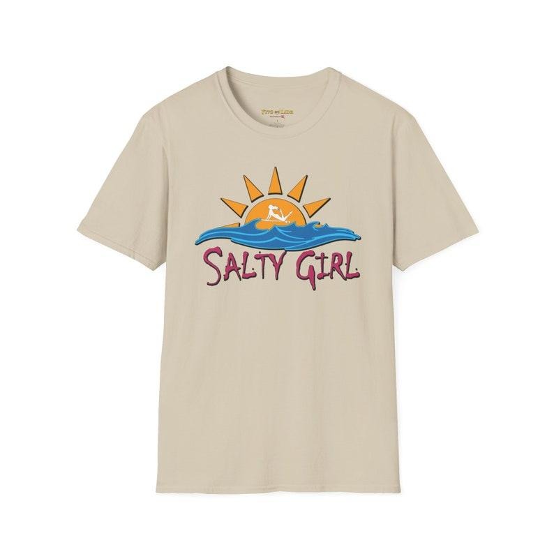 Beach theme shirt, Hoodie// Salty Girl // Surfer girl // style 02