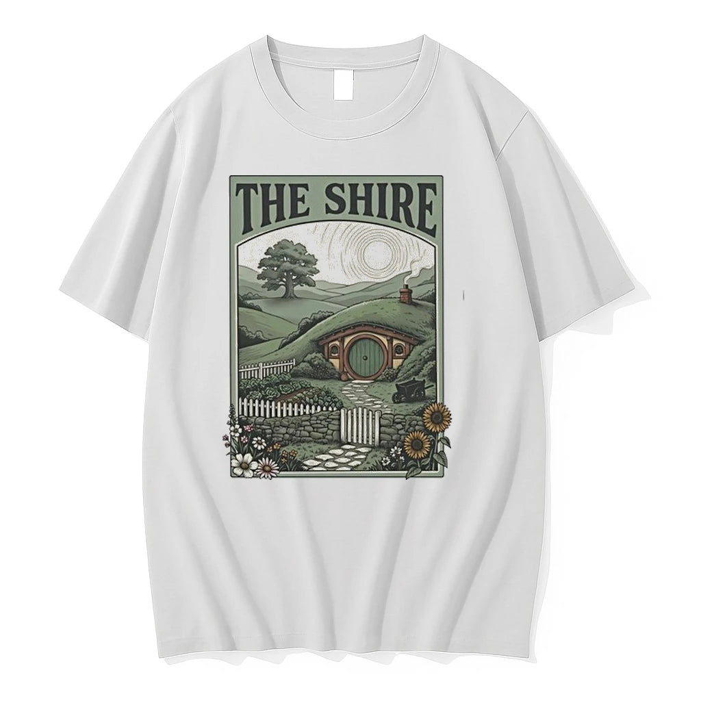 The Shire Hobbit Hole Illustration 0 Tshirts Sweater