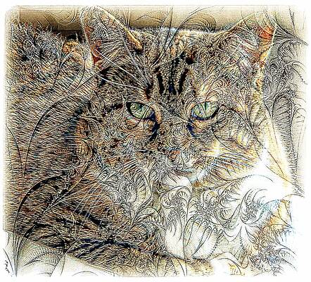 The Tapestry Cat Print