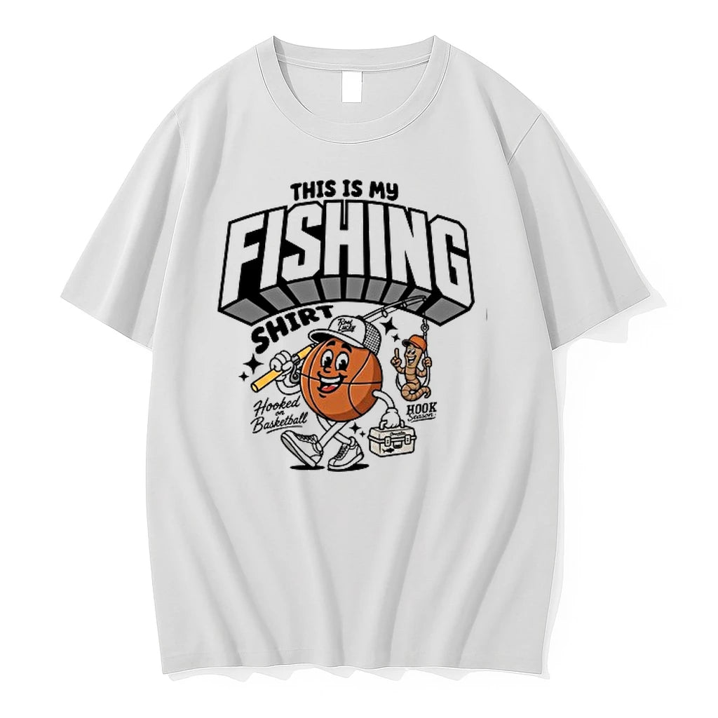 This Is My Fishing Hooked On Basketball 0 Tshirts Sweater