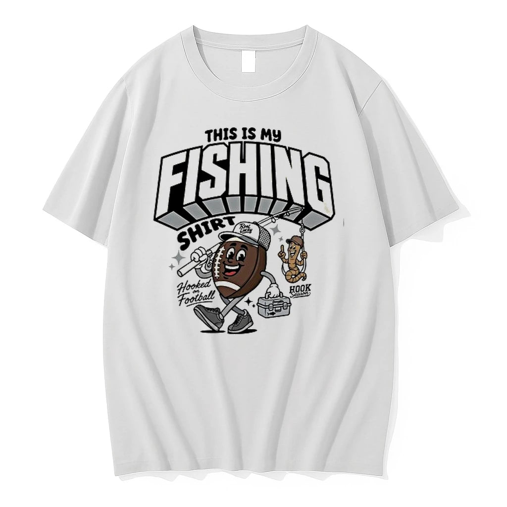 This Is My Fishing Hooked On Football 0 Tshirts Sweater
