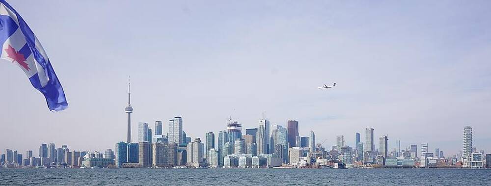 Toronto's Flag Print