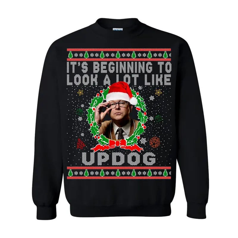 Its Beginning To Look A Lot Like Updog sweatshirt/hoodie/tshirt, Colin Robinshon Christmas Shirt, What we do in the shadows Shirt, Merry Updog Shirt trend, sweatshirt trend