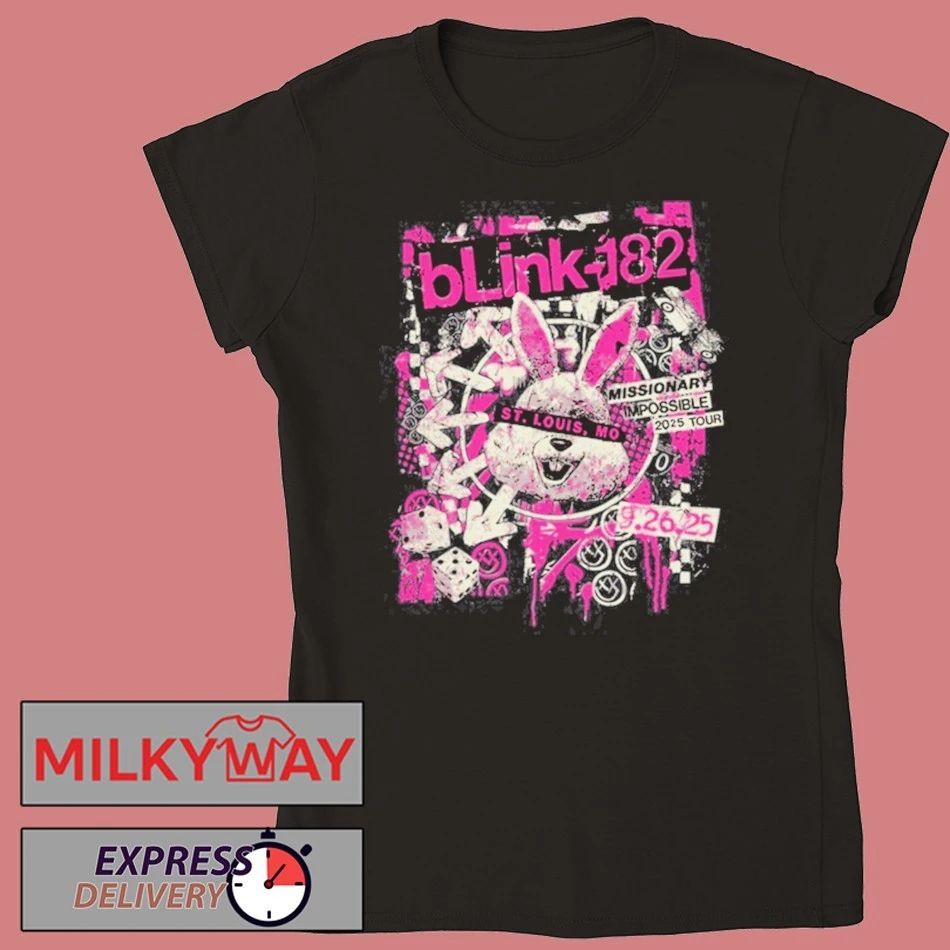 Blink 182 Sep 26 2025 St. Louis Tour shirt