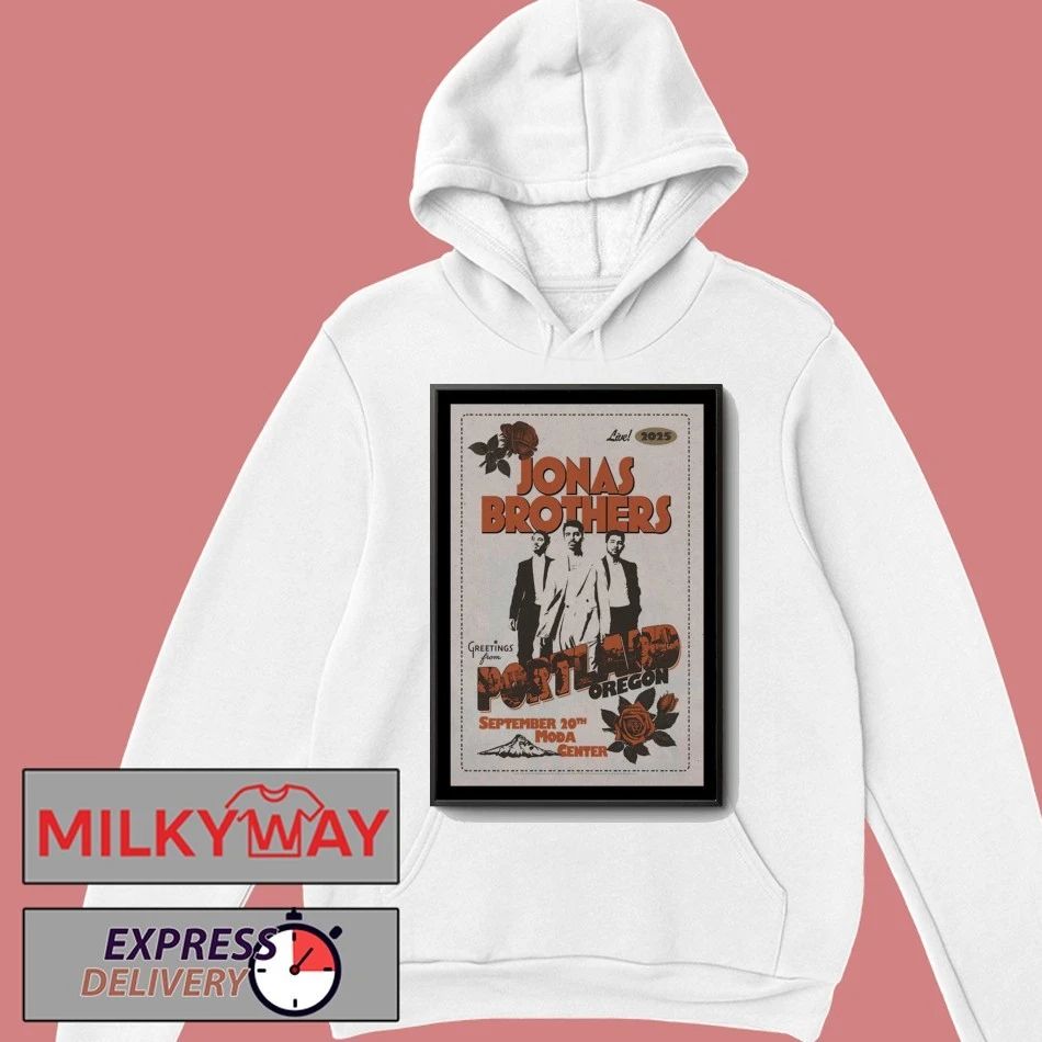 Jonas Brothers 20 Sept 2025 Moda Center. Portland, OR Poster shirt