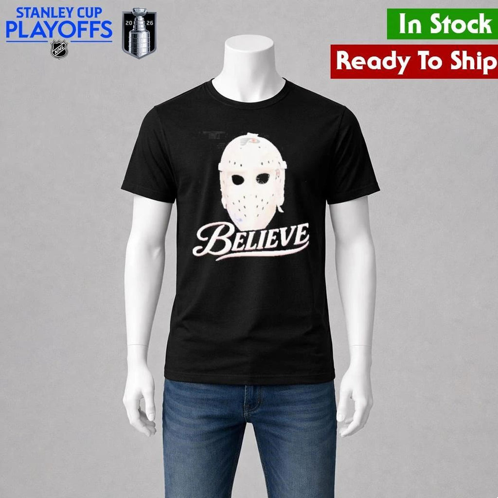Parent Philadelphia Flyers Hockey Believe Mask Shirt