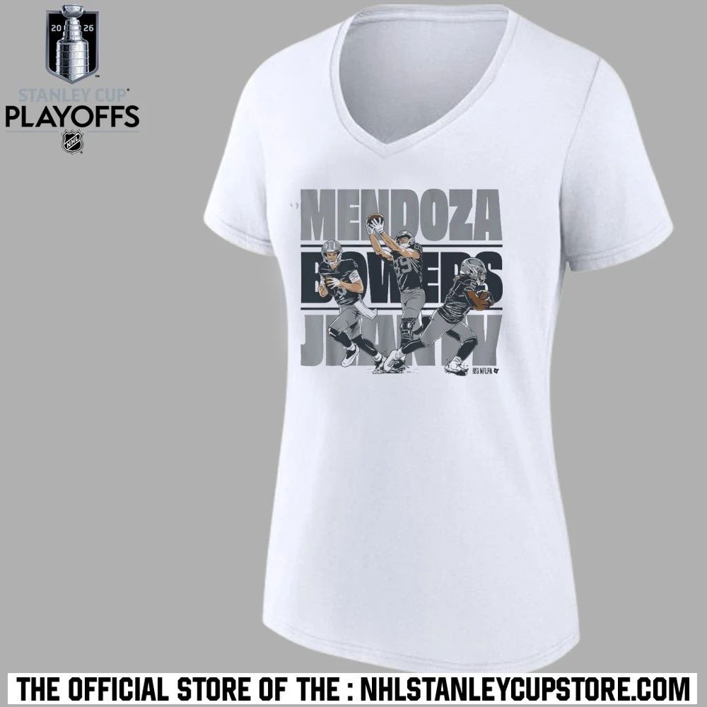 Fernando Mendoza, Ashton Jeanty & Brock Bowers Vegas Trio Shirt