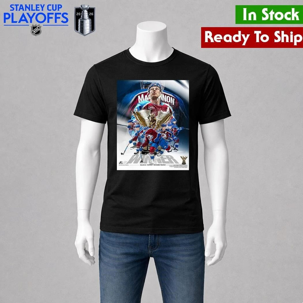 Nathan Mackinnon 2026 Rocket Richard Trophy Winner Shirt