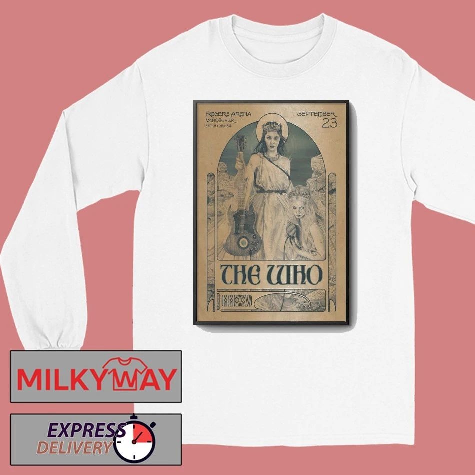 The Who At Rogers Arena On Sep 23 2025 Poster shirt