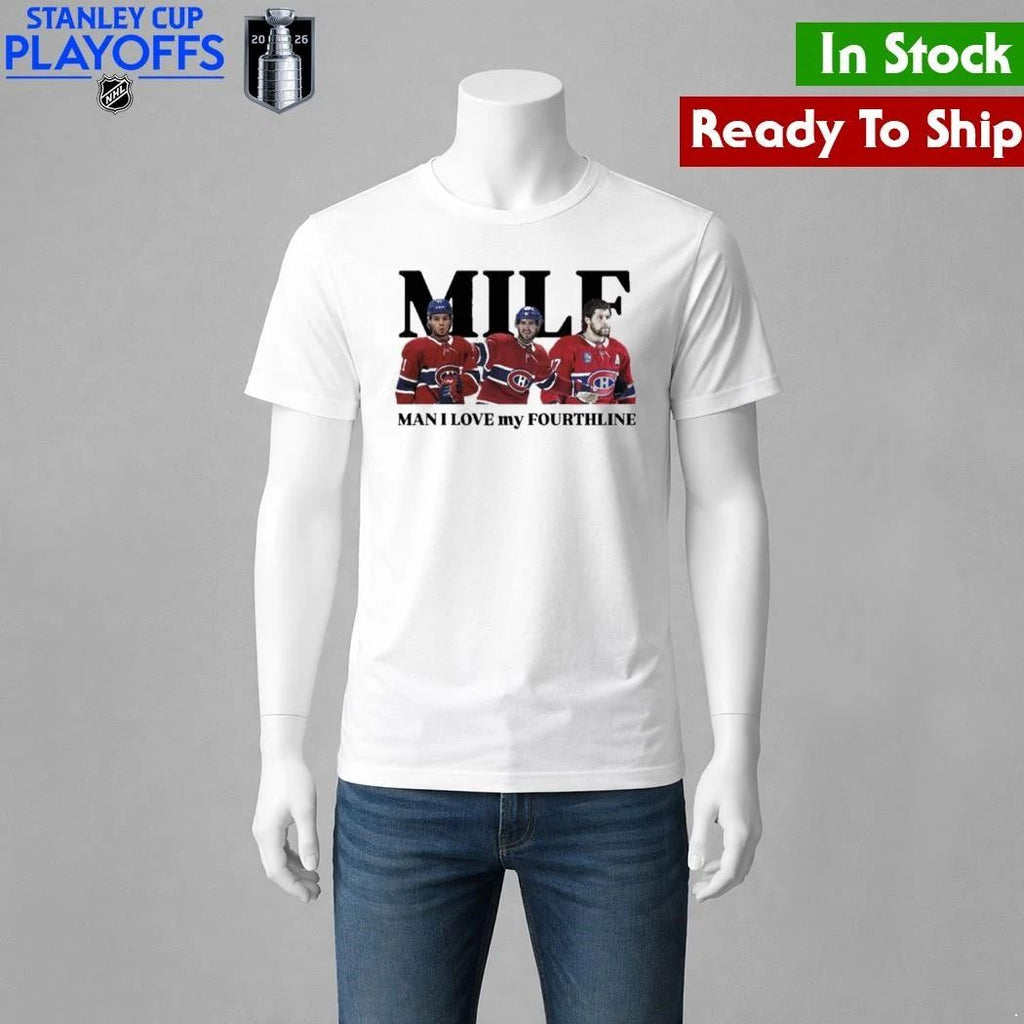 Milf Man I Love My Fourthline Montreal Canadiens Shirt