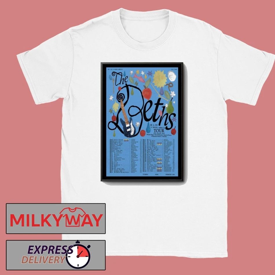 The Beths 2025 Tour UK + Europe + North America Poster shirt