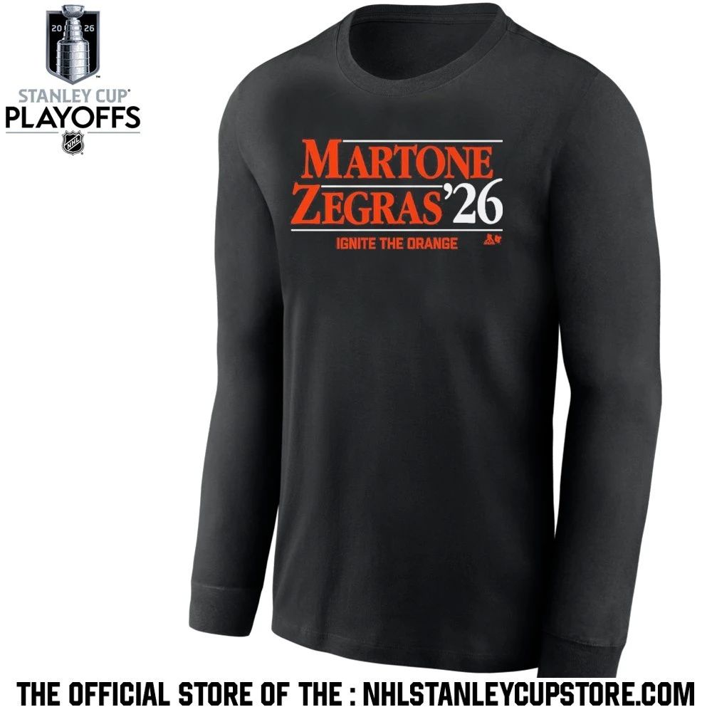 Martone-Zegras ’26 Ignite the orange shirt
