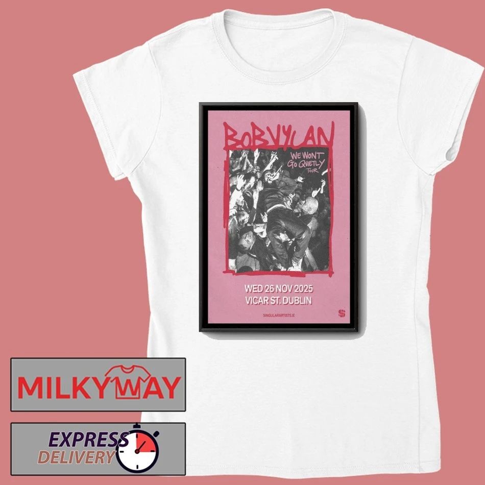 Bob Vylan Dublin Ireland 2025 Poster shirt