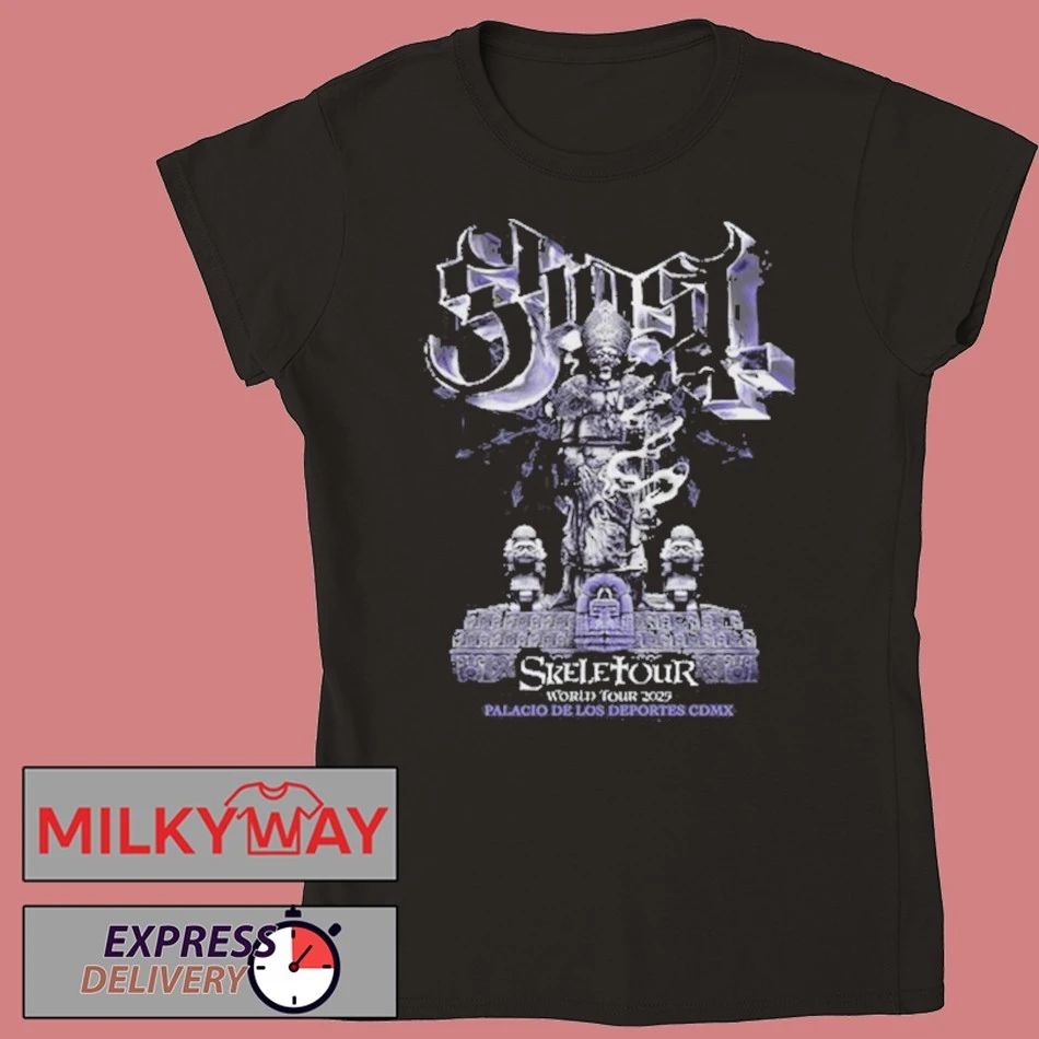 Ghost at Palacio de los Deportes, Mexico City Tour 2025 shirt
