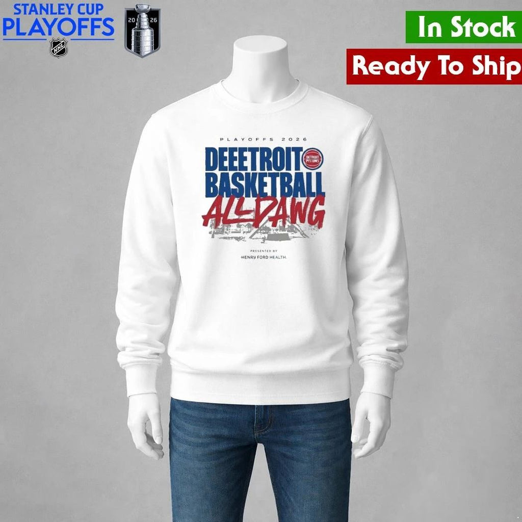 Detroit Pistons 2026 Playoffs Deeetroit Basketball All Dawg Shirt