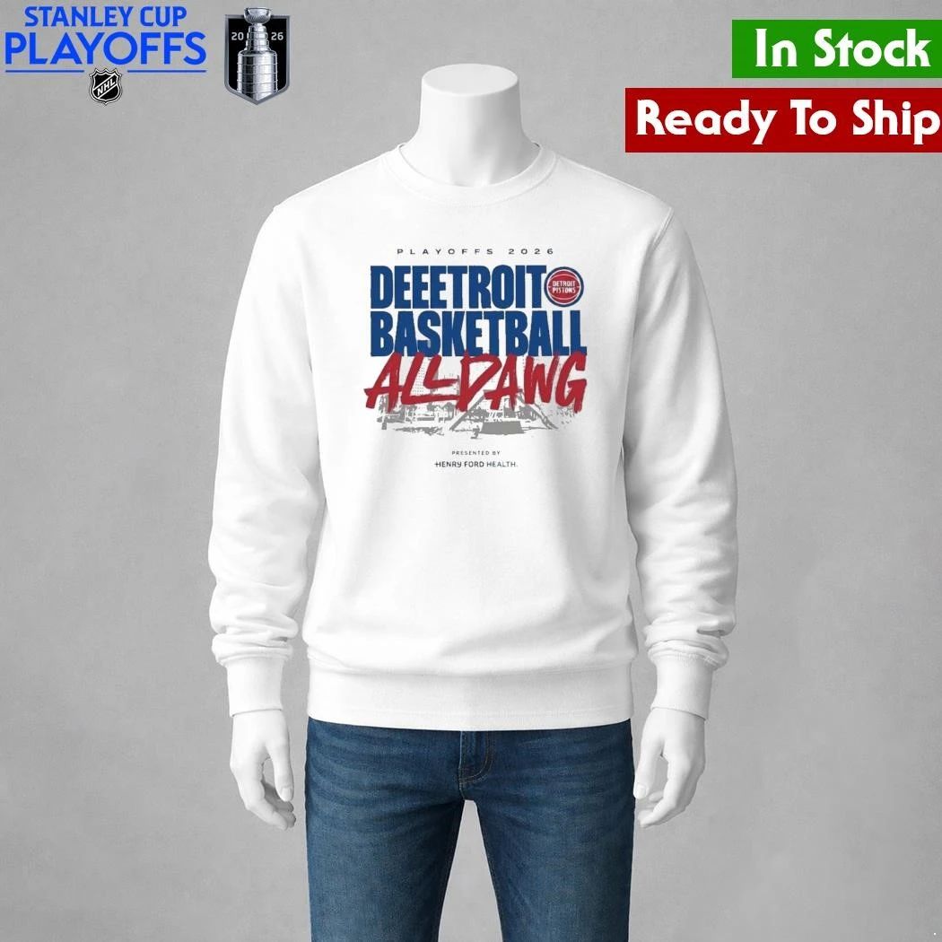 Detroit Pistons 2026 Playoffs Deeetroit Basketball All Dawg Shirt