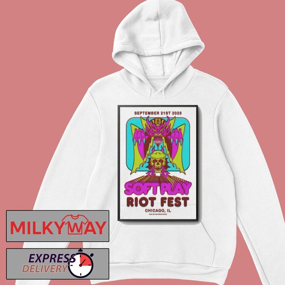 Soft Play September 21, 2025 Riot Fest in Chicago, IL Poster shirt