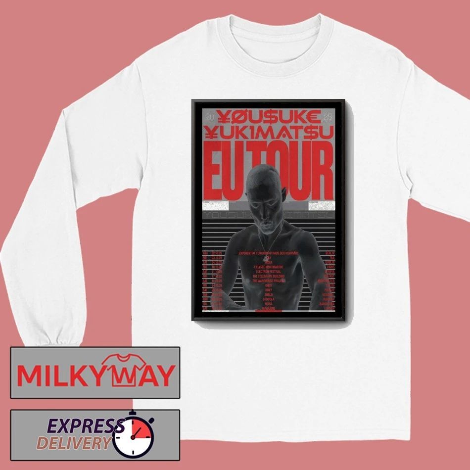 Yousuke Yukimatsu Europe Tour 2025 Poster shirt