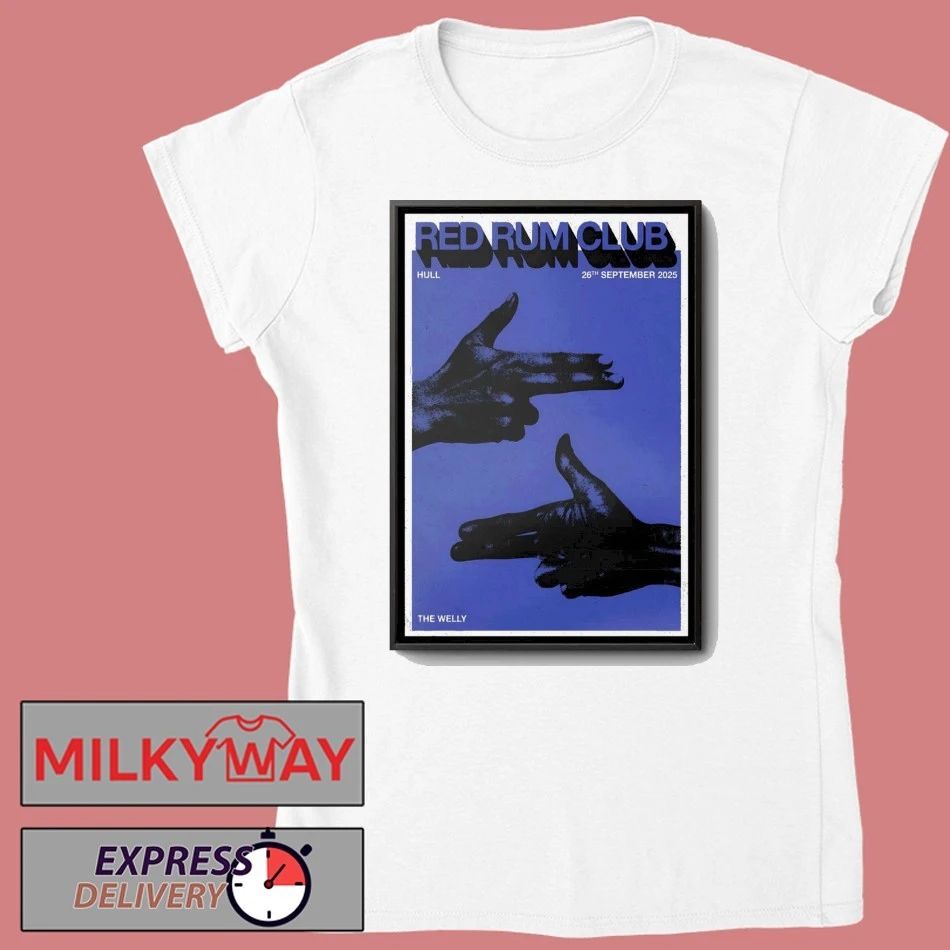 Red Rum Club Hull UK On Sep 26 2025 Tour Poster shirt