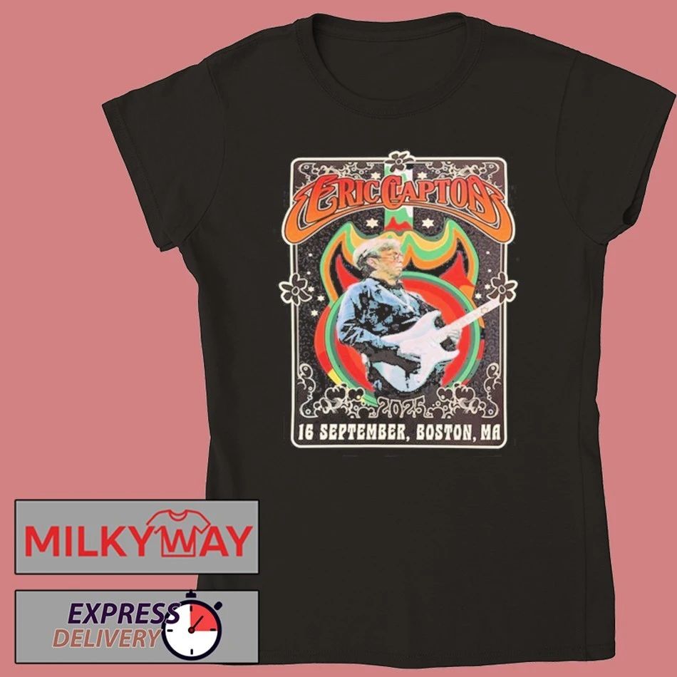 Eric Clapton September 16, 2025 TD Garden, Boston, MA Event Shirt