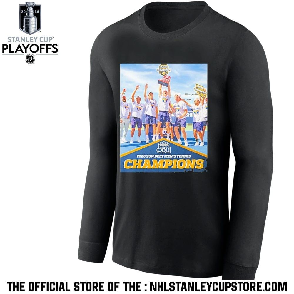 Old Dominion Mens Tennis 2026 Sun Belt Mens Tennis Champions Shirt