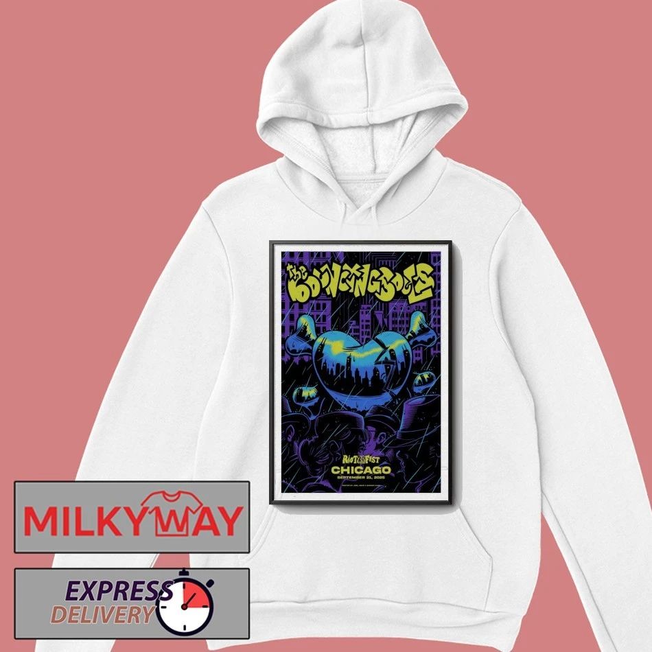 The Bouncing Souls September 21, 2025 Riot Fest. Chicago, IL Poster shirt