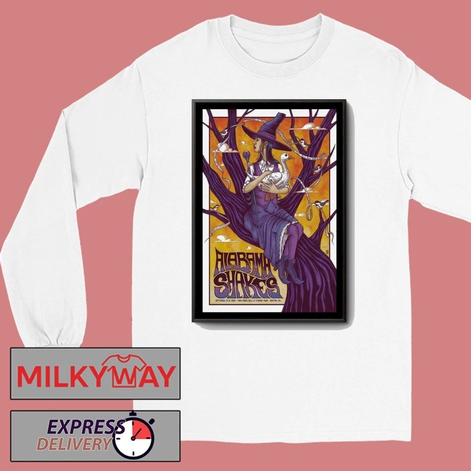 Sept 15, 2025 Alabama Shakes Boston, MA at MGM Music Hall at Fenway Park Poster shirt