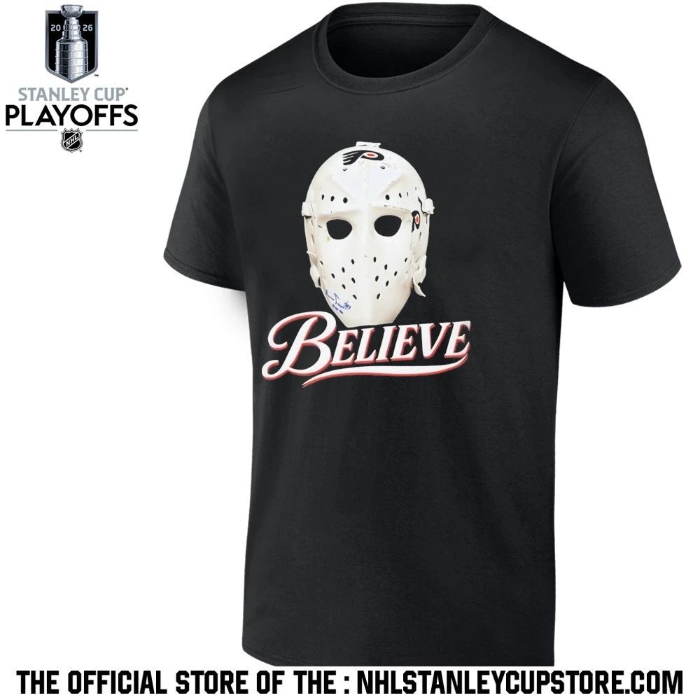 Flyers Bernie Parent Mask Believe 3.8% Shirt