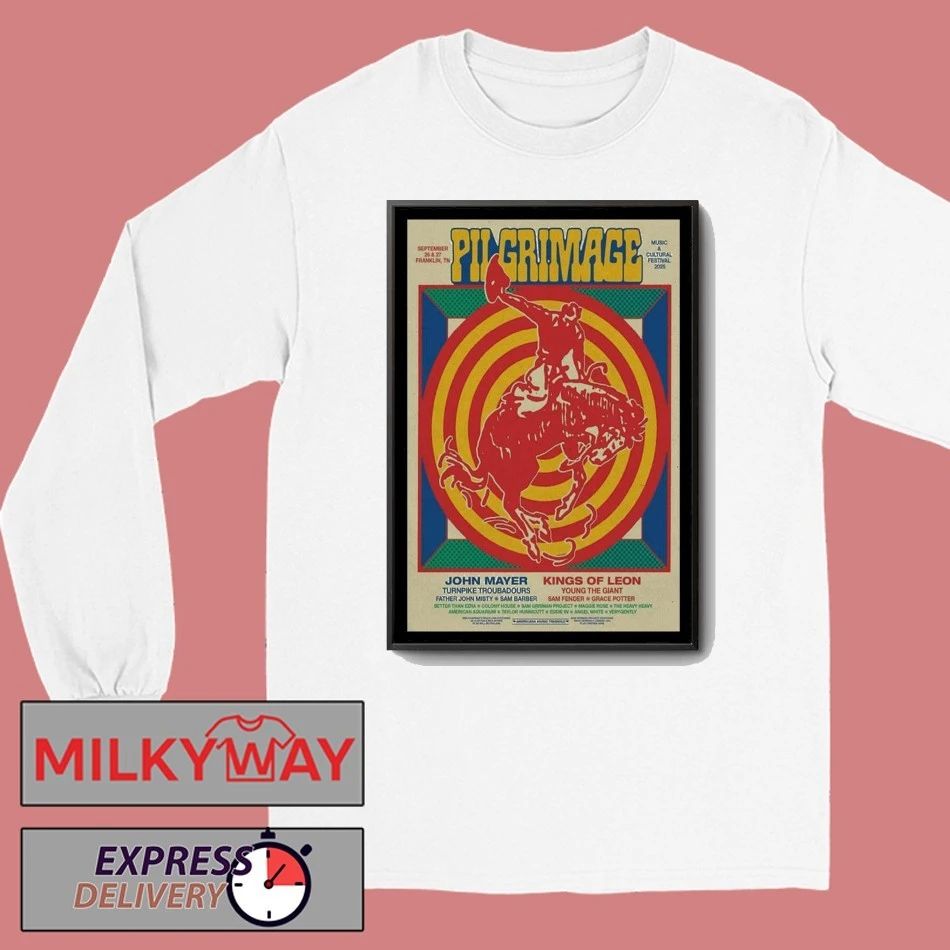 Poster Pilgrimage Music & Cultural Festival 2025 Franklin, TN shirt