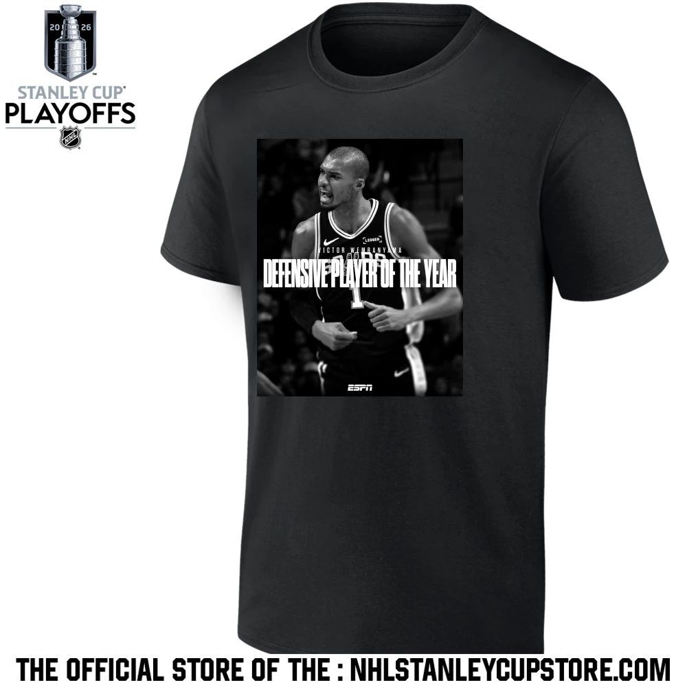 Victor Wembanyama Defensive Player Of The Year 2026 Shirt