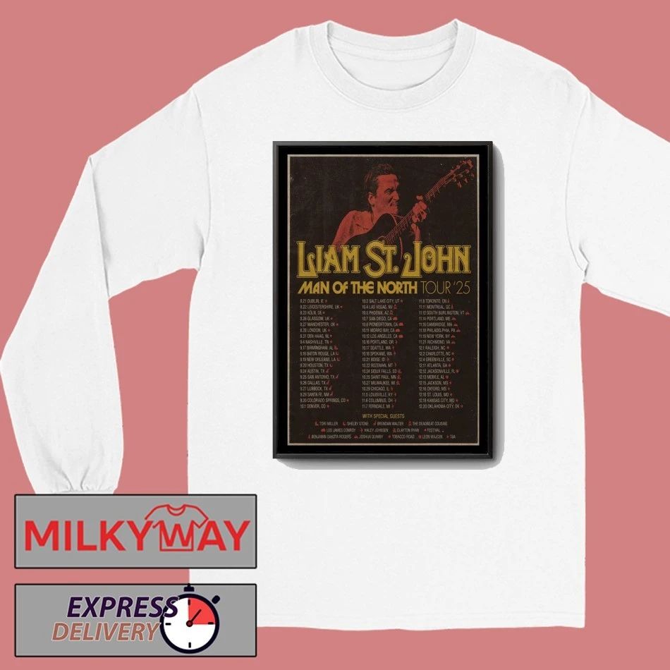 Liam St. John Man Of The North Tour 2025 Poster shirt