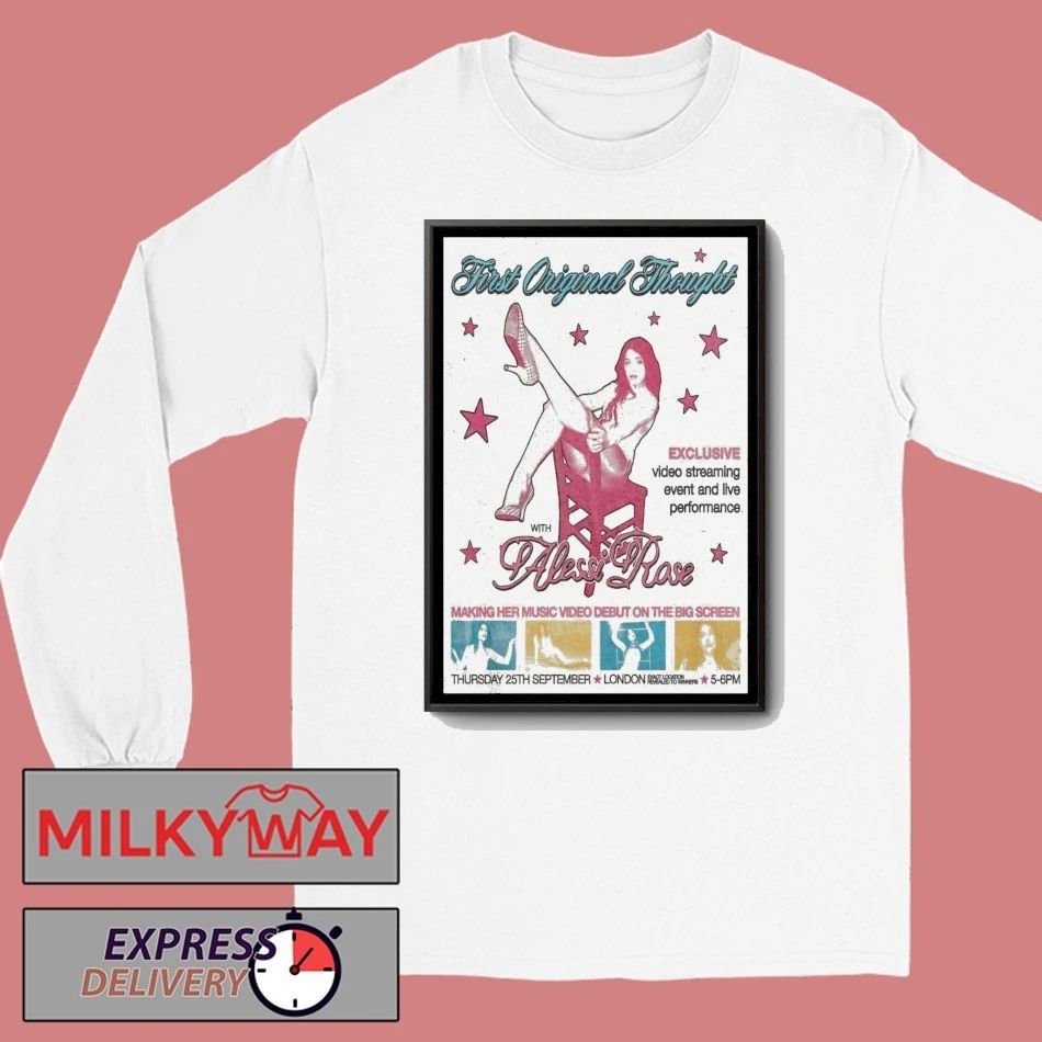 Alessi Rose 2025 Tour Poster shirt