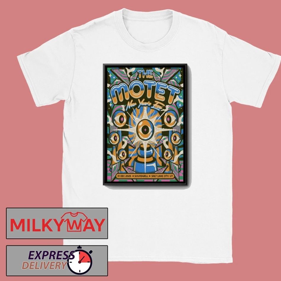 The Motet Concert Poster Salt Lake City 2025 shirt