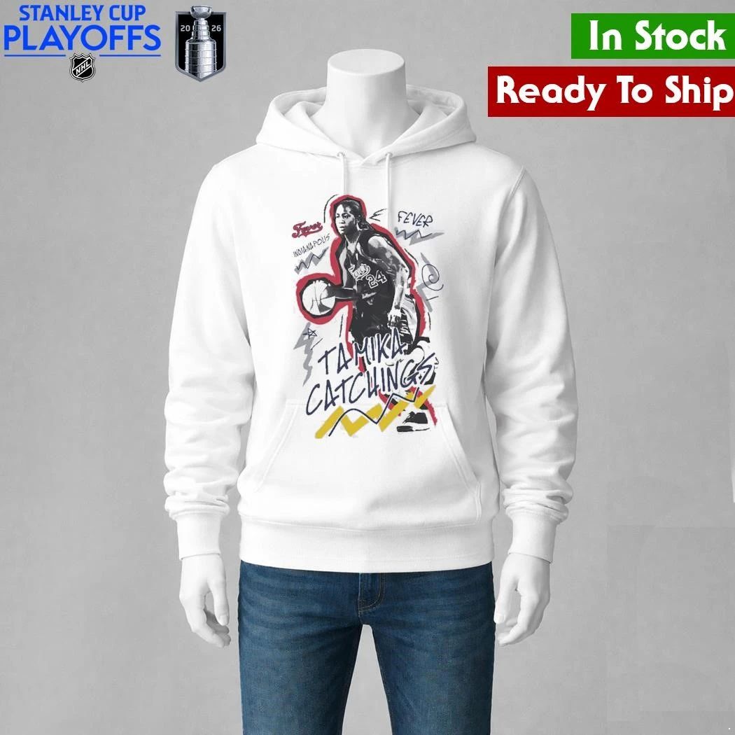 Tamika Catchings Indiana Fever Mitchell & Ness Court Origins Chalked Up Shirt